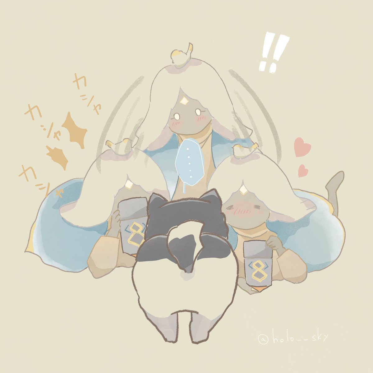 holo__sky's tweet photo. オレオさん側から見るとこんなでしょうね📷💫
#sky星を紡ぐこどもたち 
#thatskygame https://t.co/GD2eWa3DHx