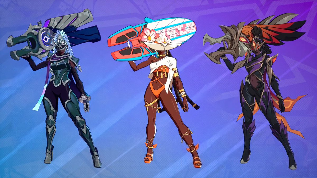 HeyShuggie's tweet photo. 💅 | E A DIVA CONTINUA ENTREGANDO TUDO!

⇒ Senna mal chegou no 2XKO e já tem 3 skins, sendo 1 repaginada e 2 novas 💖

   ▸ Senna Eclipse Lunar
   ▸ Senna Curtindo o Verão
   ▸ Senna Congregação das Bruxas

Qual é sua favorita até agora?