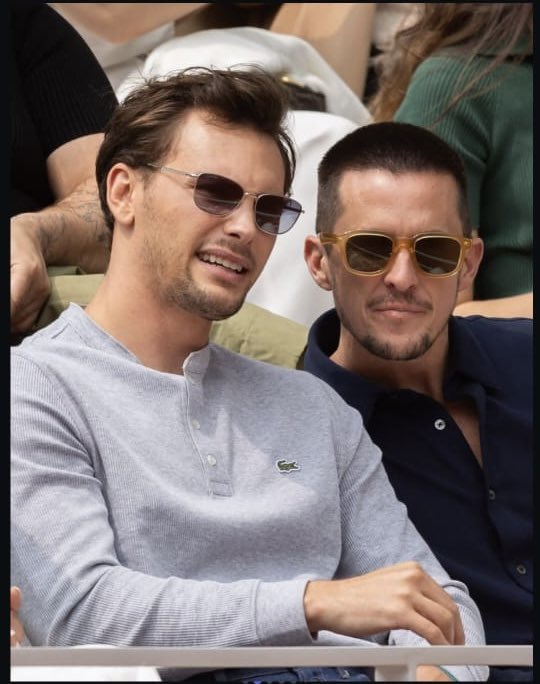 Mv_4u's tweet photo. Cooper Koch and Stuart Mcclave in love at Roland-Garros. https://t.co/7Z1fAdtqgK