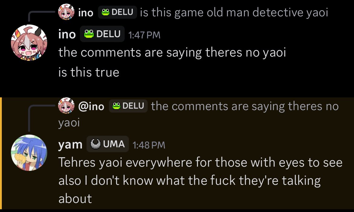 inopichu's tweet photo. to everyone telling me theres no yaoi in this game https://t.co/rhrUguVIE5