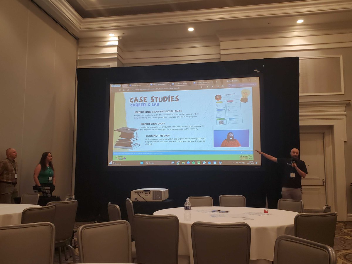 ForwardEdgeOH's tweet photo. This week, a group of our coaches co-presented with the Great Oaks Teaching and Learning team at the ACTE All-Ohio Conference. Together, they shared real student success stories, dove into AI literacy, and highlighted how to support new career tech teachers! 

A big thanks to Great Oaks for an awesome collaboration!

@OhioACTE @GreatOaksOhio