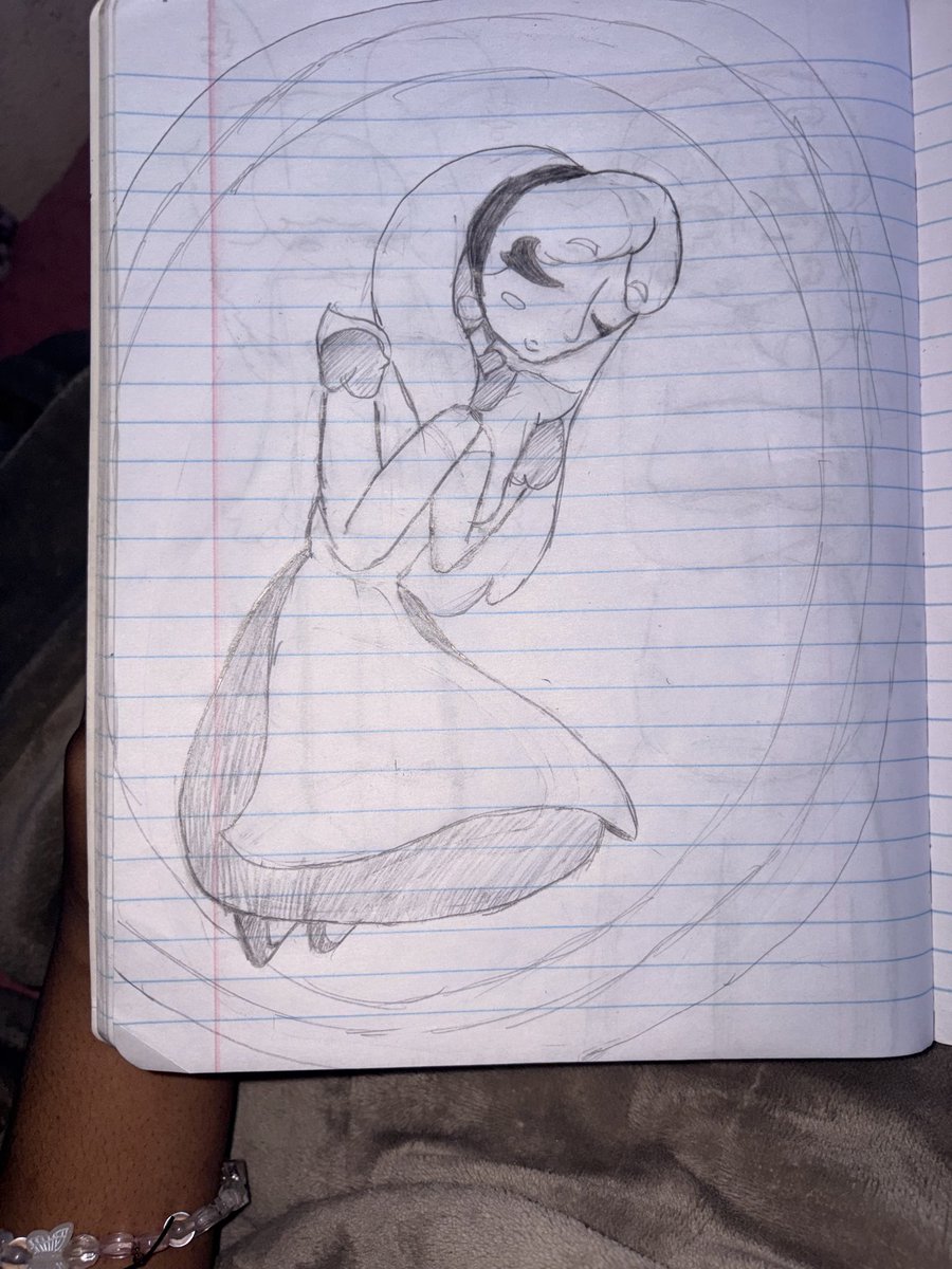 Imakepo0p's tweet photo. WIP(Also don’t mind the notebook, I’ve gotta get money to get me another sketchbook cuz I filled up all my sketchbooks😢) https://t.co/xfOOivgv7U