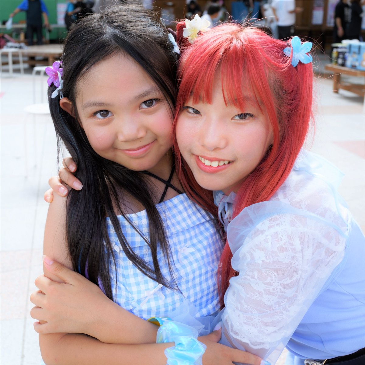 Yano_SP's tweet photo. りゅらちー（ちーちゃん） @ryurachi 
おのもとひな（おひな）
#ひぜんりさ9周年ライブ #りゅらちー #おのもとひな
仲が良すぎる二人がかわいすぎる💗💗でもりゅらちーの方の愛が強い🤣🥰！？
3枚目はおひなは半目だったので！

#りゅらちー #サガンプロ #おのもとひな https://t.co/8eZNDAqi7T