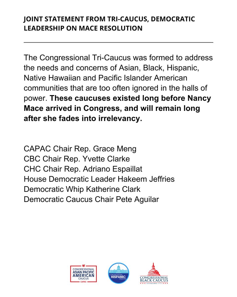 Congressional Asian Pacific American Caucus tweet media