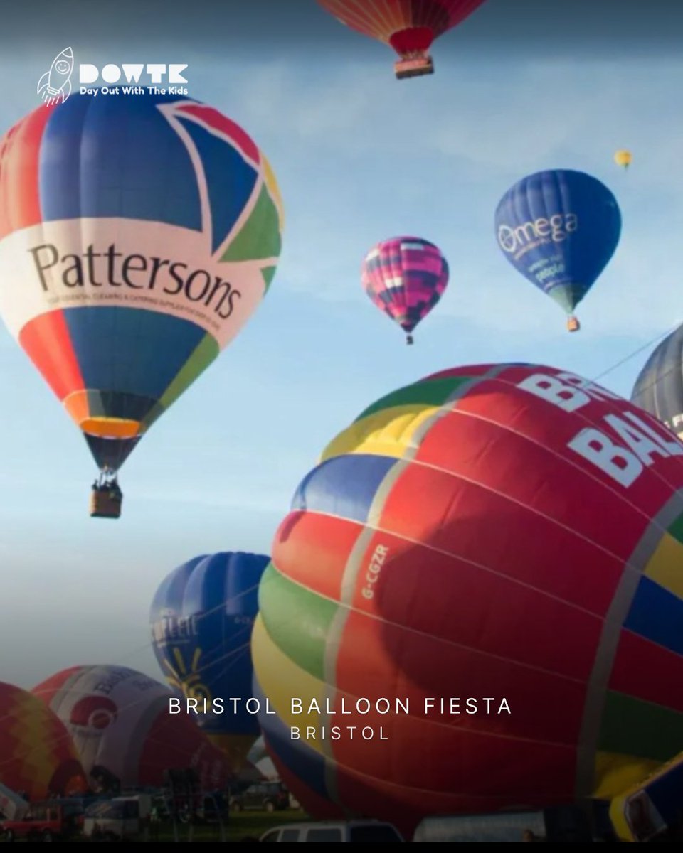 dowtkids's tweet photo. 🎈 LARGEST HOT AIR BALLOON festival in Europe is making its return to Bristol! 🤩

👉 https://t.co/OZnpGbeNPo

See over 100 hot air balloons take to the sky.
Take to the sky twice a day with spectacular flights.
FREE to attend for all the family and friends.
Europe's biggest ... https://t.co/tcoEjhBNSh