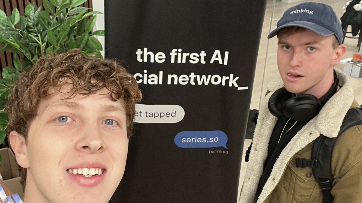 saulbrauns's tweet photo. pulled up to series hq

they raised a couple mil
run a startup community in nyc

went and met some absolutely insane people

unreal trip

you are who you surround yourself with

surround yourself with maniacs https://t.co/npx9f0sDSK