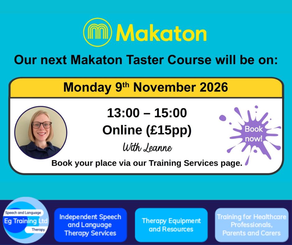 EGTrainingLtd's tweet photo. If you'd like to learn some basic #Makaton and make you/your environment more #communicationfriendly, then our forthcoming Taster Workshop might be for you!

Visit the link to find out more: https://t.co/qgVIk3D1Kx

#signing #speechandlanguage #communication #SLT https://t.co/8rHuZDkCdk