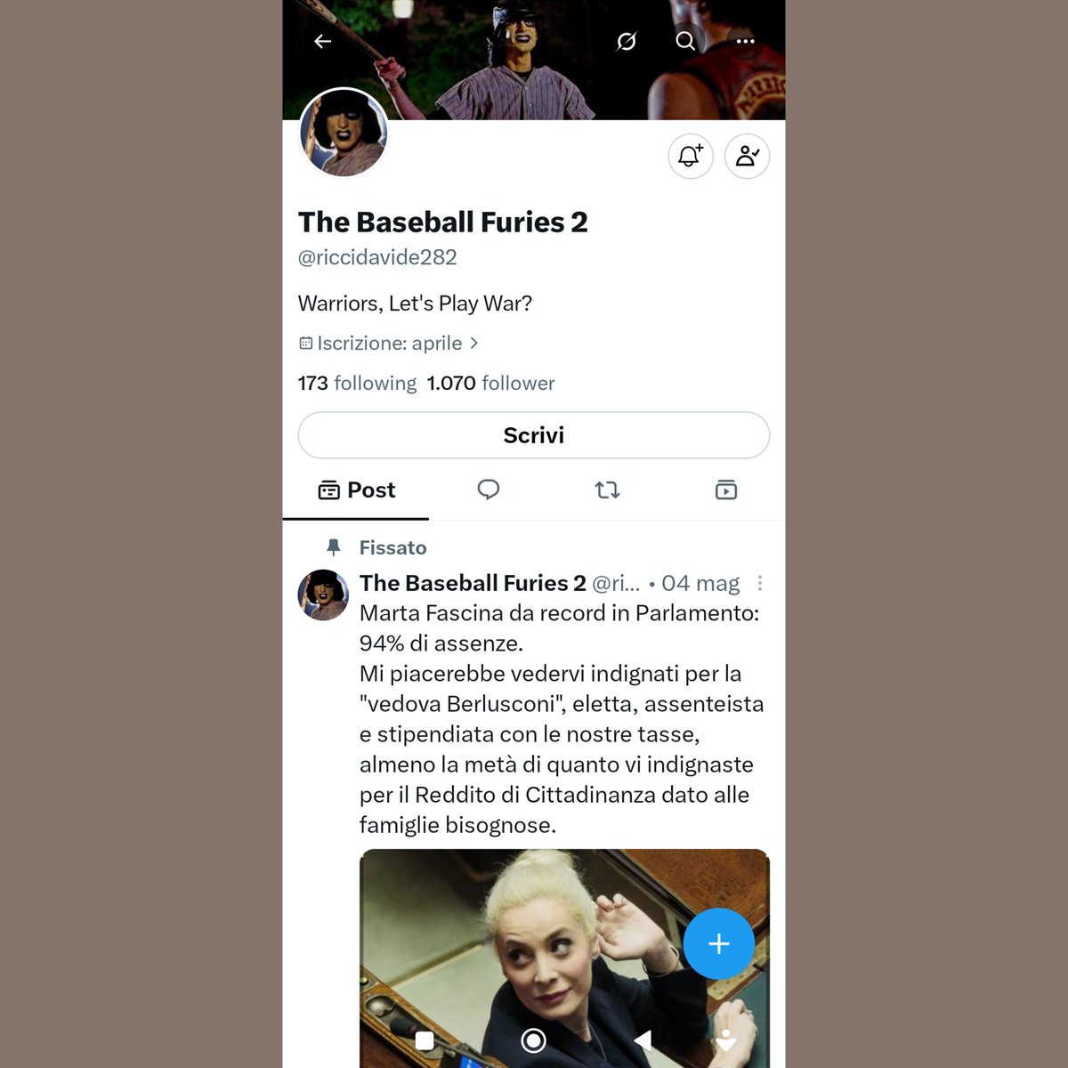 LauraFoschi6's tweet photo. ECCO UN MAGNIFICO #ACCOUNT NELLA VERSIONE 2.0, PROBABILMENTE PERCHÉ LA MANO #FASCIO-#SIONISTA DI #X HA BLOCCATO IL PRIMO. MAGARI LO SAPETE GIÀ, ALTRIMENTI ECCO IL LINK PER SEGUIRLO.
🇮🇹🇵🇸🇱🇧🇸🇾🇮🇷🇨🇺🇦🇱☮️❤️🕊️
       👇
https://t.co/SBO3d3TrEz https://t.co/Ef2nf1hCfA