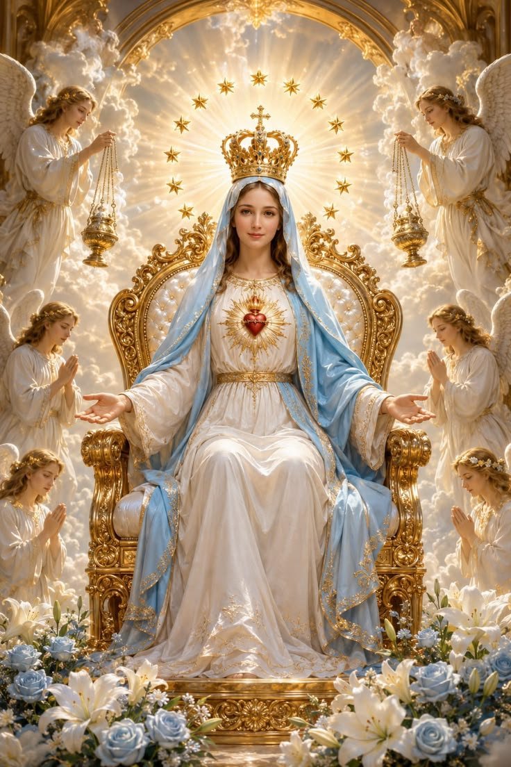 Mothermary0012's tweet photo. Hail Mary full of grace... https://t.co/3SWRrtt8vx