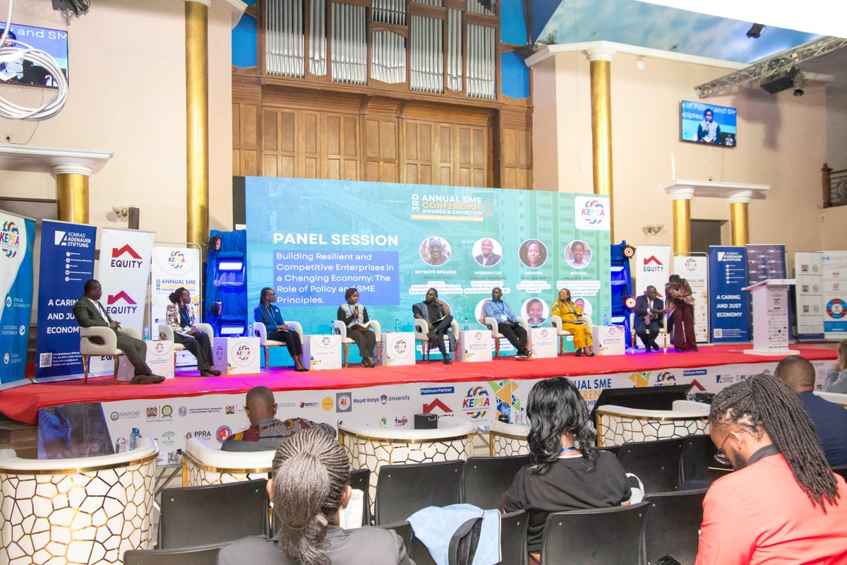 SbsKenya_'s tweet photo. The day is finally here! The teams from @ACWECA and @StrathU have arrived at the 3rd Annual @KEPSA_KENYA SME Conference Awards &amp; Exhibition, where #SBVP will be recognised as the KEPSA #SME Ecosystem Enabler of the Year 2026. https://t.co/aObIjMWhdX