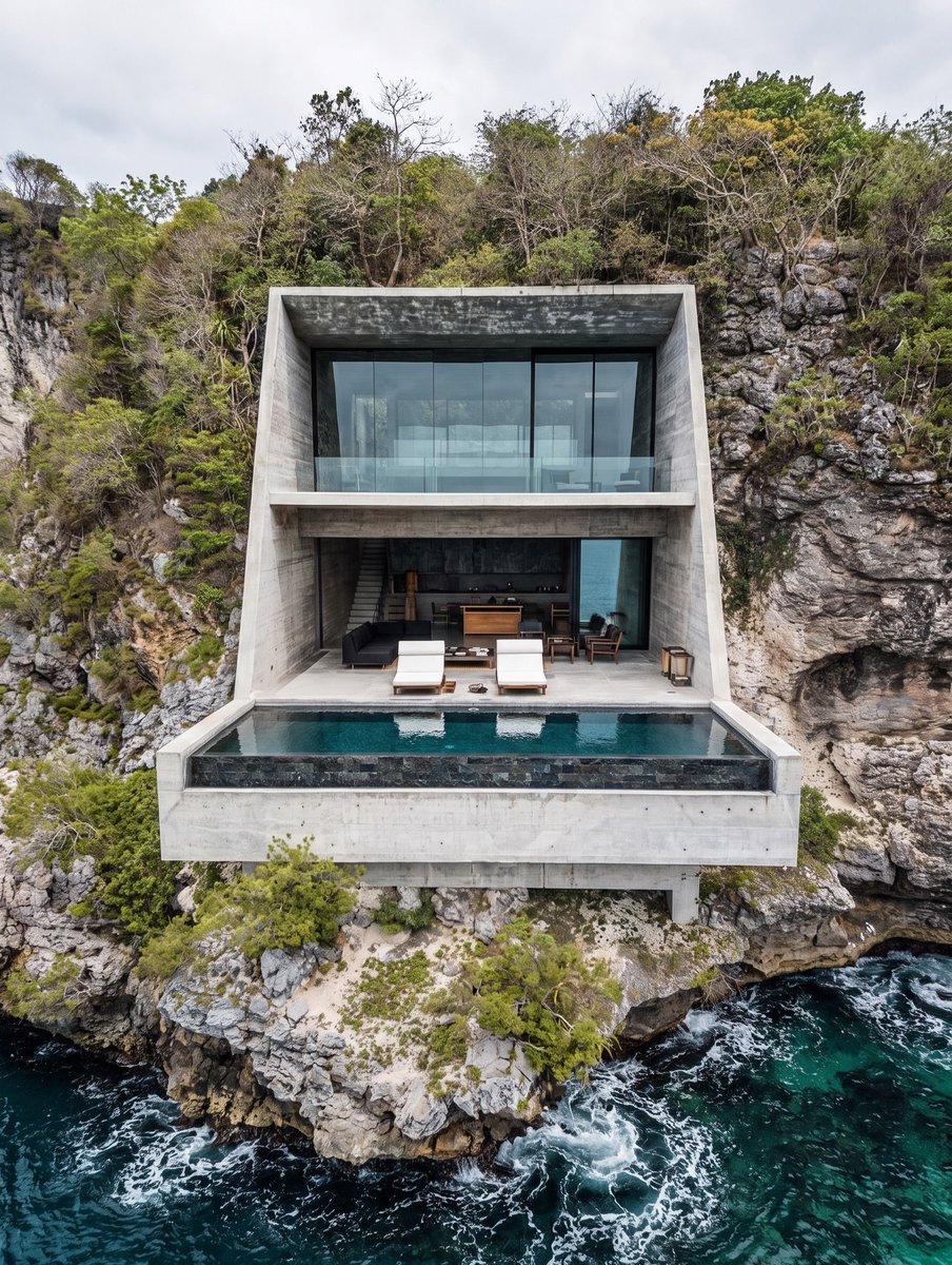INTERIORBYHUT's tweet photo. 'THE CLIFF' by @hutdesigns https://t.co/ZnnENnoAtE