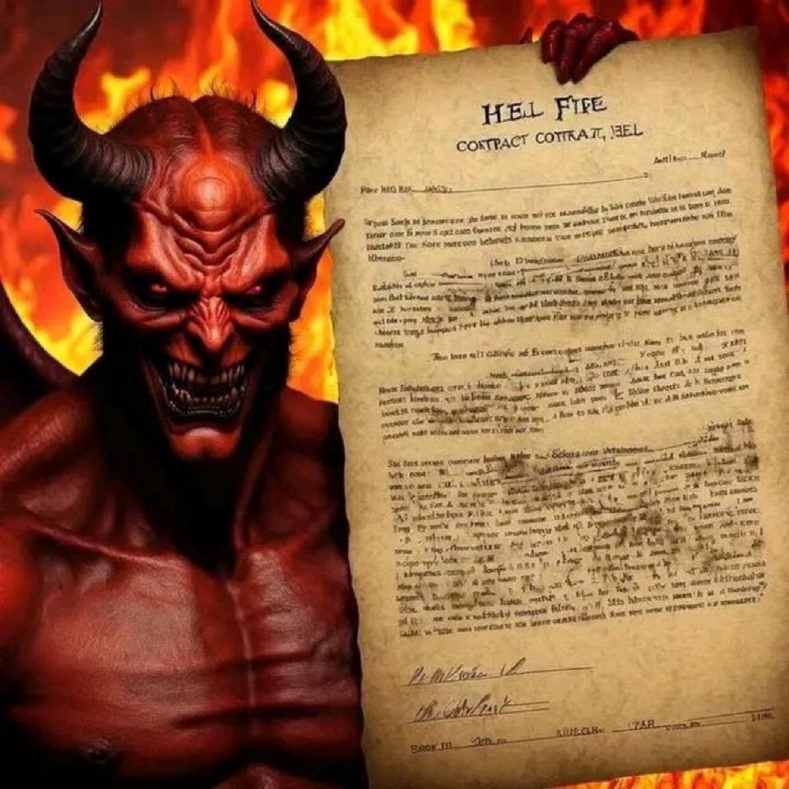 HAIL SATAN 😈👿 HUNGER tweet media