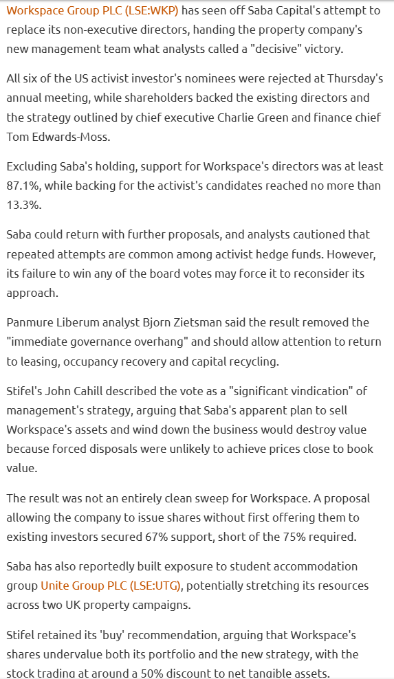 entrustTMF's tweet photo. #WKP Workspace victory removes governance overhang, brokers say
https://t.co/sTaH62bsiA https://t.co/MqrZ57CviH