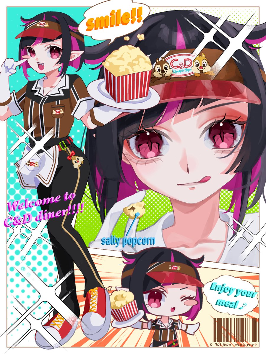 omemeshang's tweet photo. 🦇🍿
 #twstファンアート https://t.co/GYlpwPGf4Q