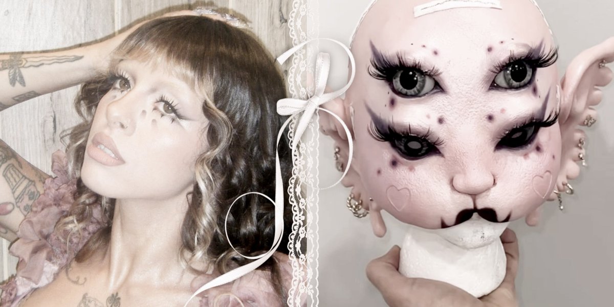 sippycupid's tweet photo. love how the hades tour makeup is literally portals makeup but more classy https://t.co/hERJbEEH8v