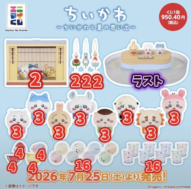 ちいかわ　エニマイくじ　映画　特典　まとめ売り ういとほいの日常【YouTubeで検索】 on X: 