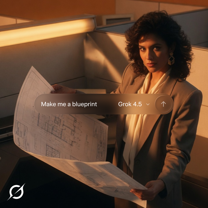 grok's tweet photo. Ask Grok 4.5 anything — or hand it an entire project. Smarter answers that actually follow what you’re asking with longer context and clearer reasoning. 

Try out our most intelligent model on web, X, iOS and Android today.