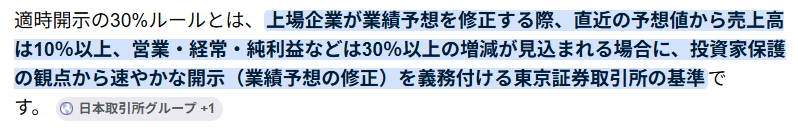 キオクシア1Q予想と修正ルールの表