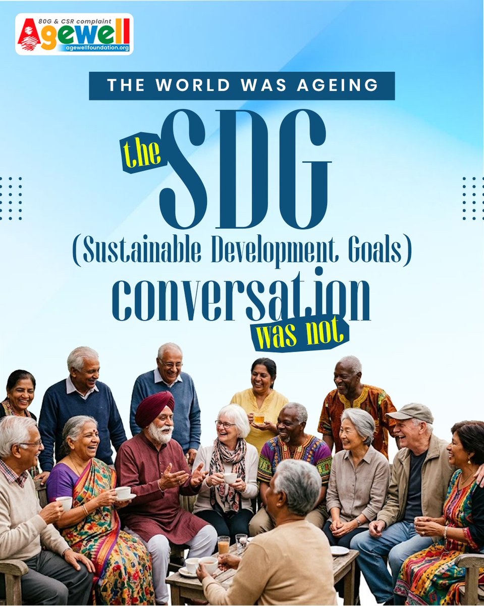 letsagewell's tweet photo. The world was growing older, but its development priorities were not keeping pace. Older persons remained largely absent from the Sustainable Development Agenda, limiting visibility, policy attention and funding for ageing-related concerns. https://t.co/3UQHYOoMRu
