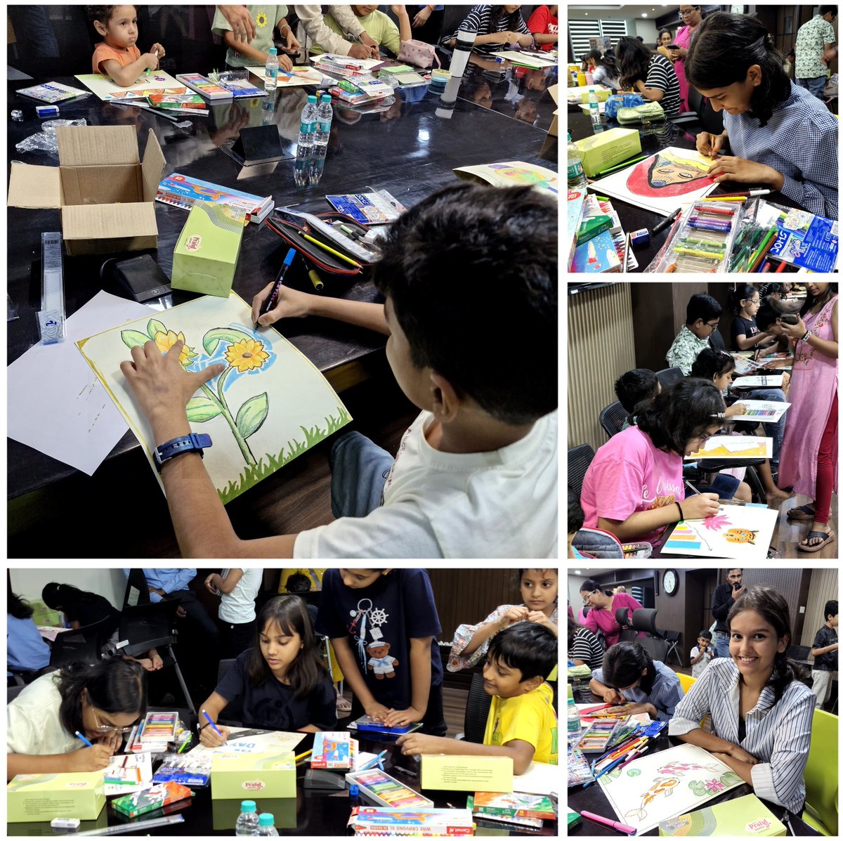 IncomeTaxGuj's tweet photo. As part of the celebrations marking the 167th Income Tax Day, the Office of the Principal Chief Commissioner of Income Tax, Gujarat, Ahmedabad organized a Drawing Competition for children on 22ndJuly 2026.

The competition witnessed enthusiastic participation from around 70 children across different age groups, who showcased their creativity and artistic talent through vibrant and imaginative drawings. The young participants expressed their ideas on various themes, reflecting their imagination, artistic abilities, and appreciation of society, nature, and the nation.

The event encouraged children to express their creativity and artistic abilities while promoting a spirit of healthy competition and participation. The enthusiastic response and lively atmosphere made the competition a memorable experience for the children and their families.

The Drawing Competition was a memorable event that reflected the commitment of the Office of the Principal Chief Commissioner of Income Tax, Gujarat, Ahmedabad, to fostering creativity, encouraging the participation of children in cultural activities, and commemorating the 167th Income Tax Day in a meaningful manner. The event concluded successfully, with appreciation extended to all the participants for their enthusiastic involvement and commendable artistic efforts.
#IncomeTaxDay
@nsitharamanoffc 
@IncomeTaxIndia 
@FinMinIndia 
@officeofPCM 
@PIB_India
@PIBAhmedabad