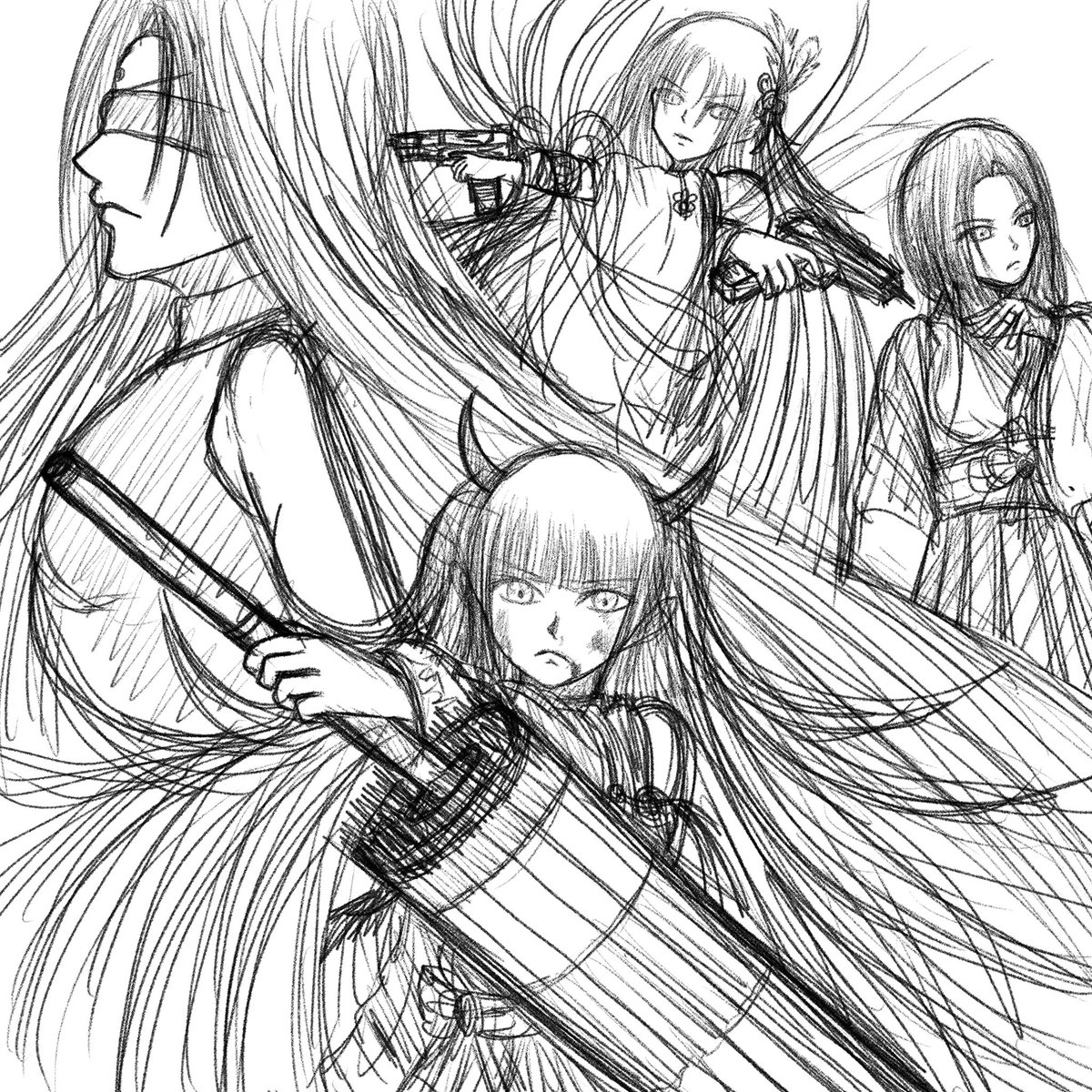 kuri_mosya's tweet photo. 妖魔コダマ戦⚔️
#クリムゾン妖魔大戦 https://t.co/0wiIjZf0r1