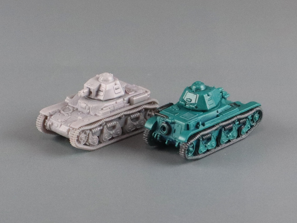 FV4011's tweet photo. WF2026夏 4-06-03 La不細工デリ子 新作

1/144 R35軽戦車 ￥1,000
光硬化レジン製の3Dプリントキットです。
#WF2026S #144スケモ https://t.co/lmjKG1W5A2