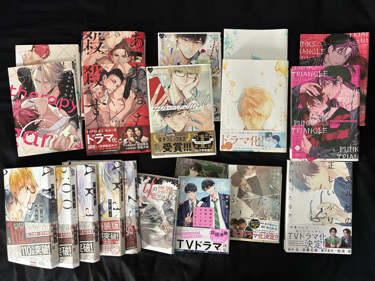 yu351982's tweet photo. 今日は千葉で2025年のBLを語る会でした（いつか本になります）
千葉まで行ったのはFFL7話で四ツ谷と二見が飲んでた居酒屋に行きたかったからです！同じ席座って食べた岩牡蠣マジうまかった。
私の中での2025年のBLは
1位　恋愛ルビの正しいふりかた
2位　Love Sea ~愛の居場所~
3位　PUNKS△TRIANGLE https://t.co/yiiQjqt485