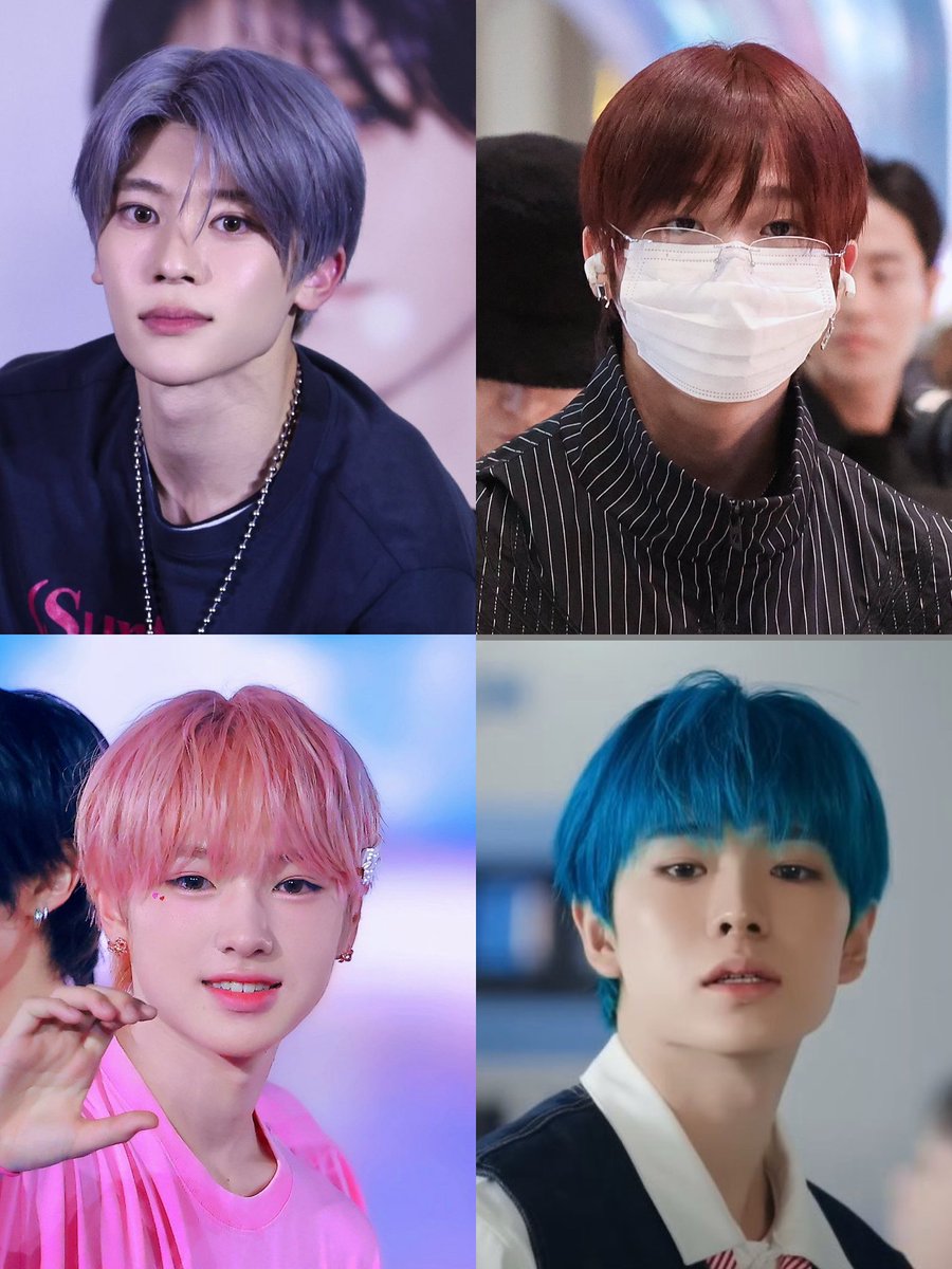 tokudance's tweet photo. SM if you’re listening… green-haired jeehi and blonde ryo. complete the representative color collection IMMEDIATELY 😭 https://t.co/tuPtTp4UIh