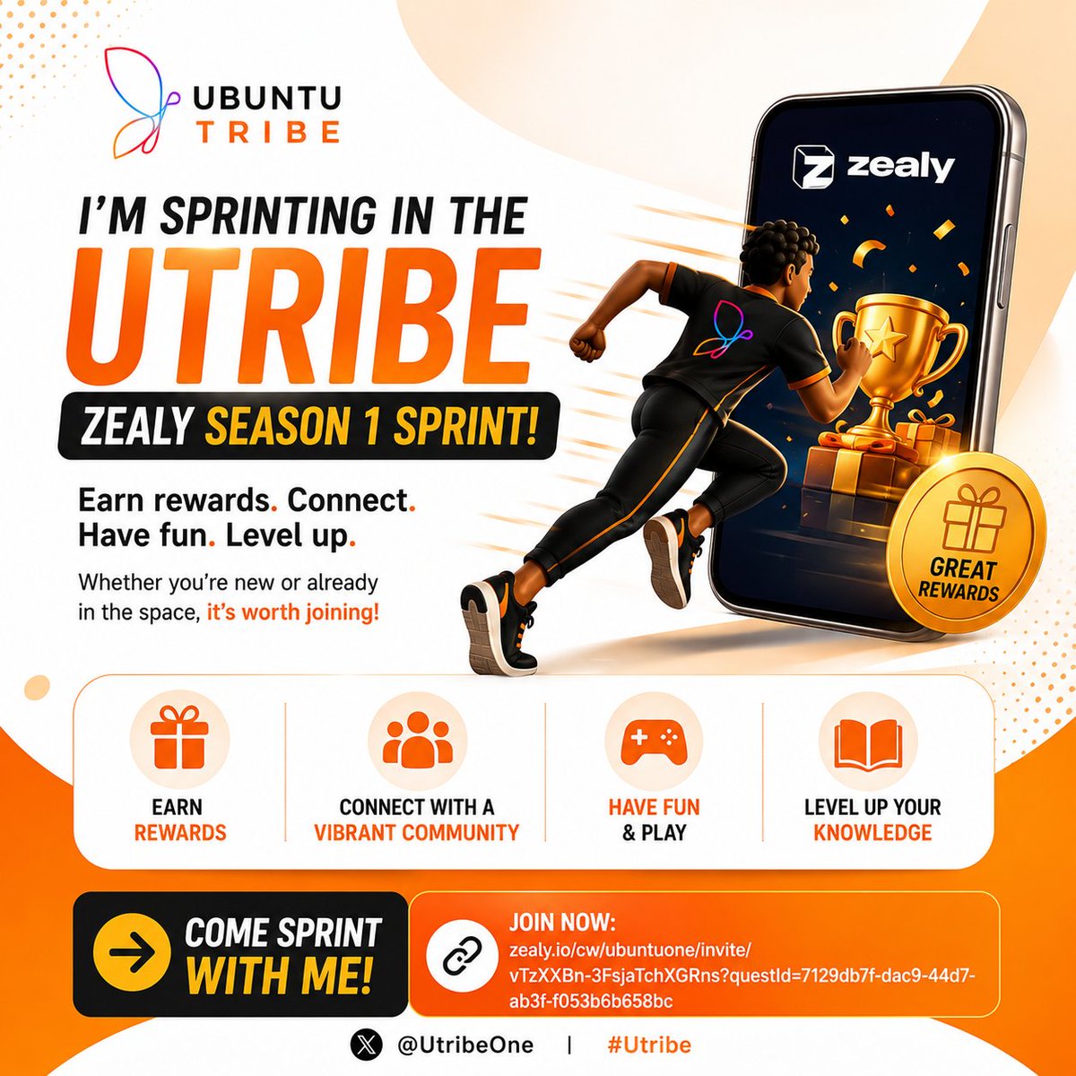 tyched2nd's tweet photo. #UbuntuSeason1#Rewards #Web3🚨 IT'S OFFICIAL — Ubuntu Season 1 is LIVE! 📷 The first 50 participants will share $2,000 in rewards!  Ready to ? Join now through my referral link 📷https://t.co/oi30o86sLx  @UtribeOne https://t.co/574UbEryCT