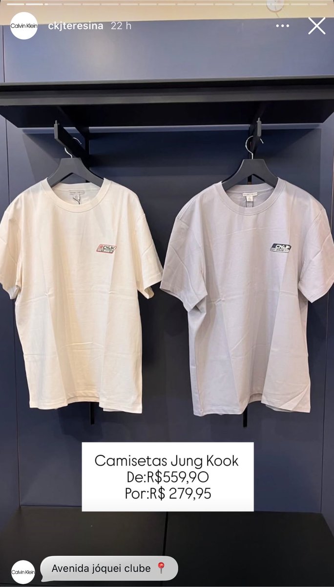 JeonJungkook_BR's tweet photo. Algumas peças na CK de Teresina 🗣️ https://t.co/WJQ8D0Phot