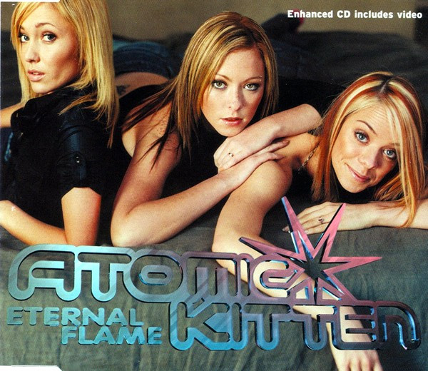 myfizzypop's tweet photo. Things were burning bright for #AtomicKitten when, 25 yrs ago (#onthisdayinpop in 2001), they released the follow up to chart topping #WholeAgain - their take on #EternalFlame might not match the magic of the Bangles original, but its shimmering charm gave them a 2nd no1 in a row https://t.co/fKYWvdeEb2