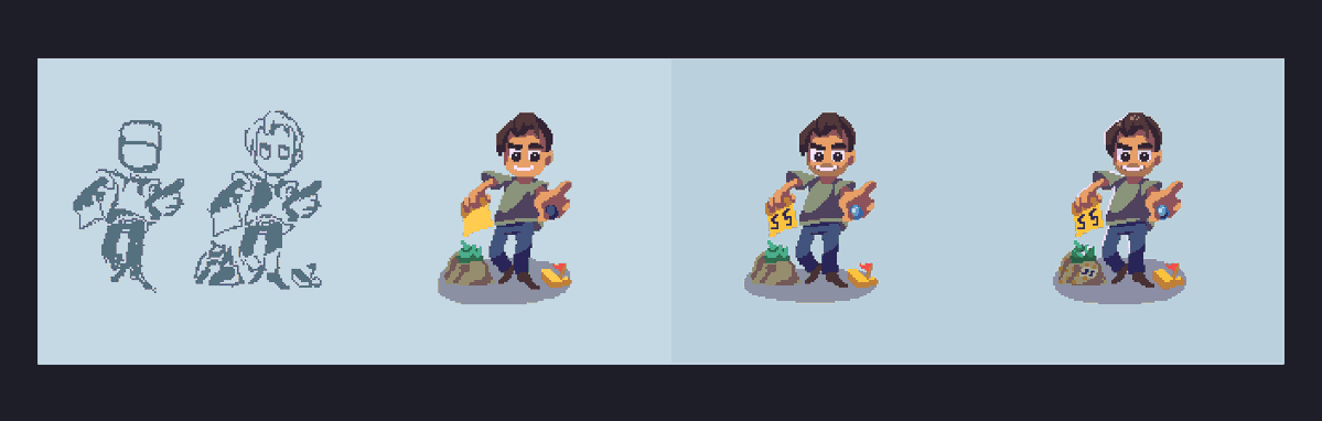 Laymer331's tweet photo. step by step 
#pixelart https://t.co/FD2STVbsW5