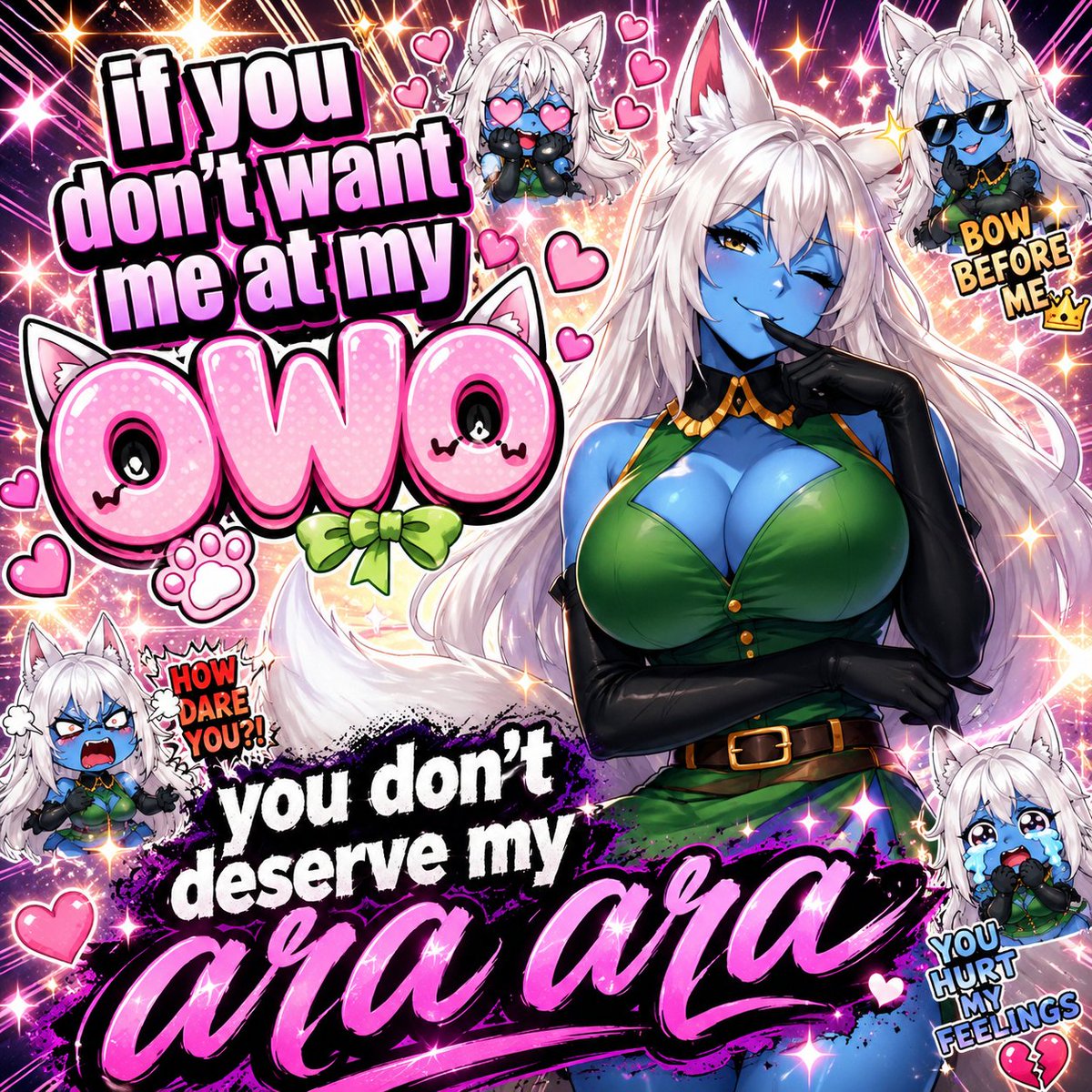 Zaela Zhezzaia | Babiniku Blue Catgirl Virus tweet media