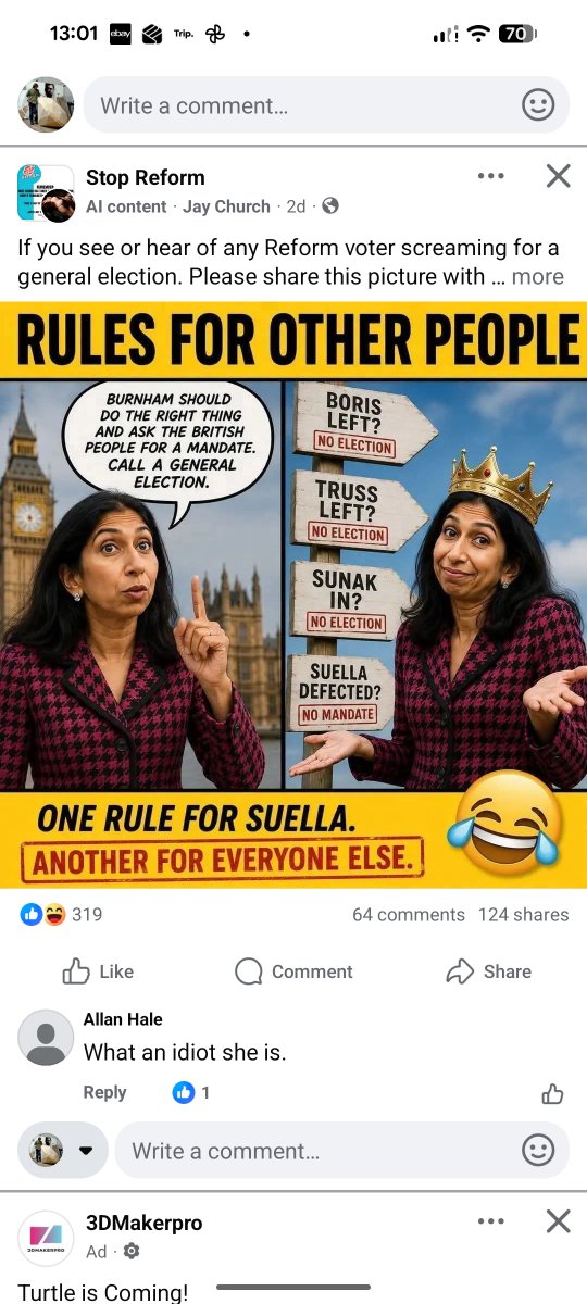 rimsky1965's tweet photo. @SuellaBraverman 
Here's the evil shite cruella https://t.co/Yjl5xUGS3S