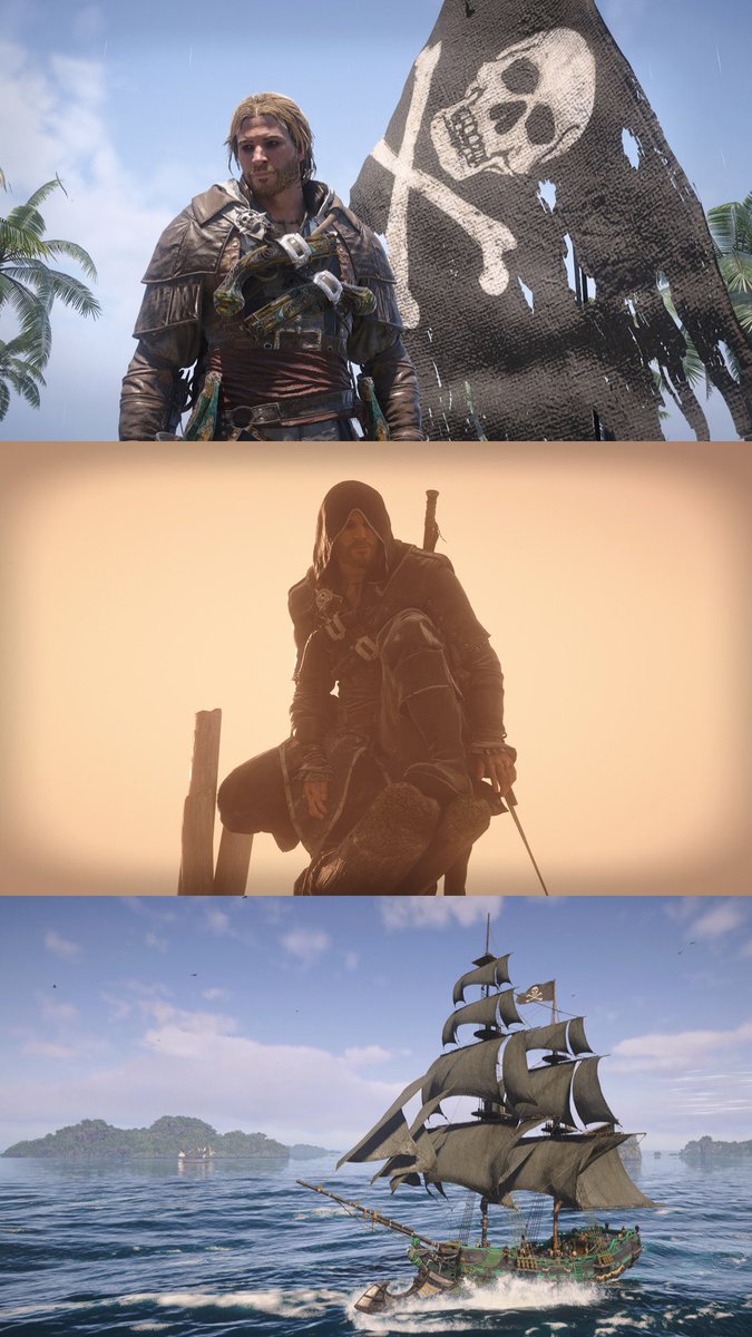TaraTheHunter's tweet photo. Platinum 372 - Assassin’s Creed Black Flag Resynced🏆

Black Flag was my first Assassin’s Creed game, so getting to revisit Edward’s story in Resynced was a blast. The updated visuals are gorgeous, & the combat & quality-of-life improvements make an already fantastic game even better. I spent so much extra time just sailing around & enjoying everything the game offered. 

Would love to see the Freedom Cry DLC get the same update eventually because Adéwalé deserves it! 🏴‍☠️🌊

Difficulty: 4/10
Time: 57 hrs