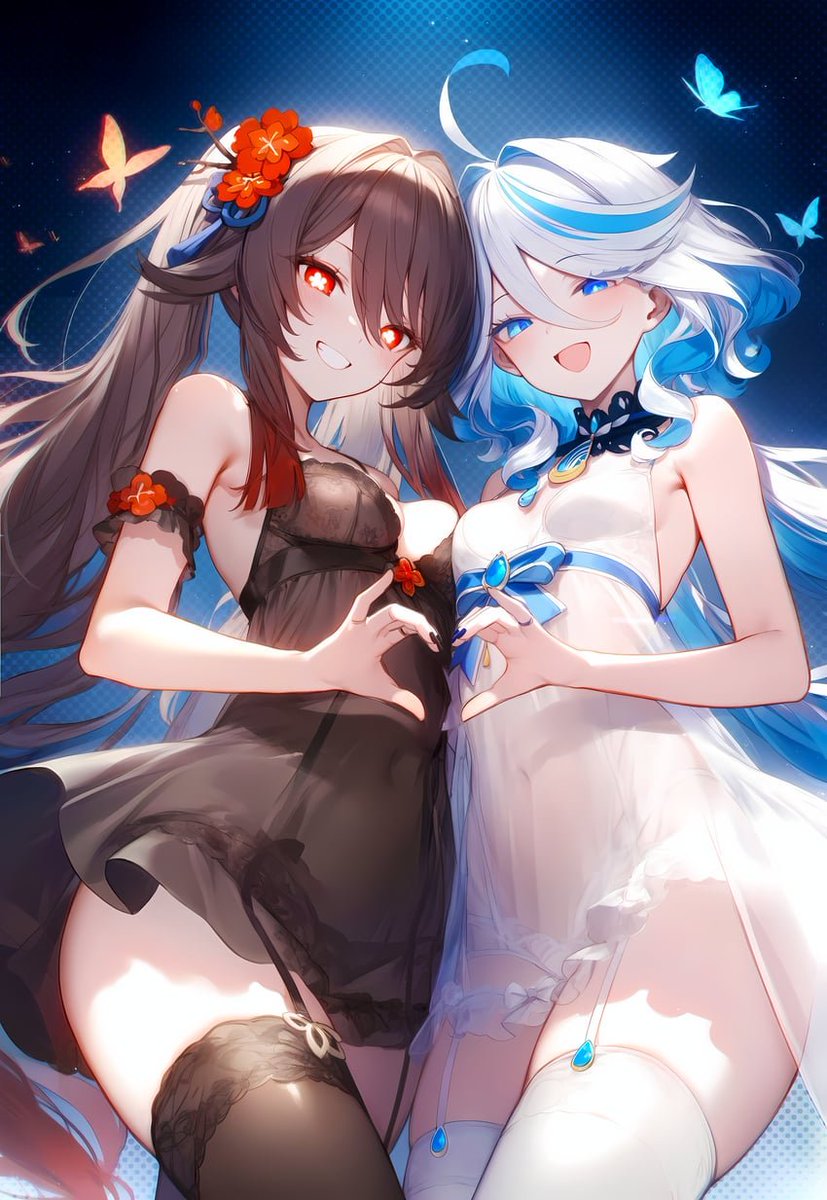 tohkaseoo's tweet photo. Which one will you choose? 😳😍 
#hutao #furina #GenshinImpac #fanartㅤㅤㅤㅤ #nsfwㅤㅤ https://t.co/euMksNoaz5