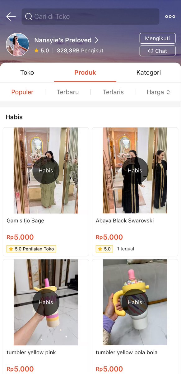 cozydewdrop's tweet photo. PRELOVED NANDA ARSYINTA WE TRUSTTTT ‼️🤩
mamina tuh suka bangett preloved in baju sampe barang barang lucu dia dengan harga gocengggg doaangggg!! NANGIS BANGET GAK SIIHHHH 😭🫵 https://t.co/h83sZ6g01c