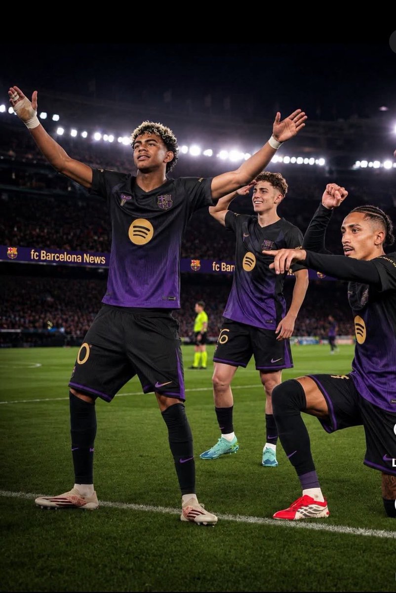 CultureStacked's tweet photo. Nike and Barcelona unveil their 2026/27 Kobe away kit. https://t.co/YW3PmEh6PG