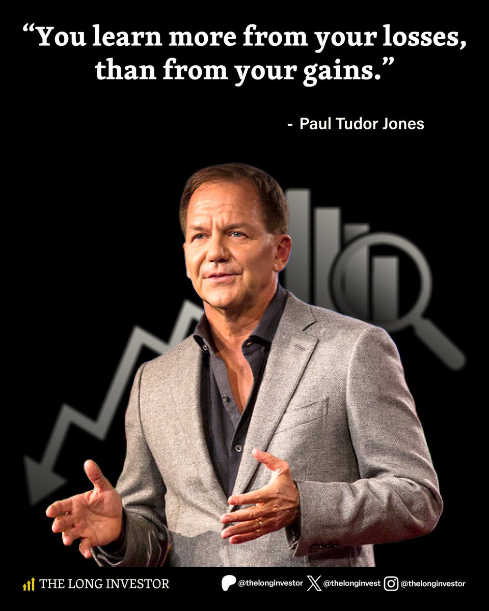 TheLongInvest's tweet photo. ‘You learn more from your losses, than from your gains.’ https://t.co/dY16Xq3qeH