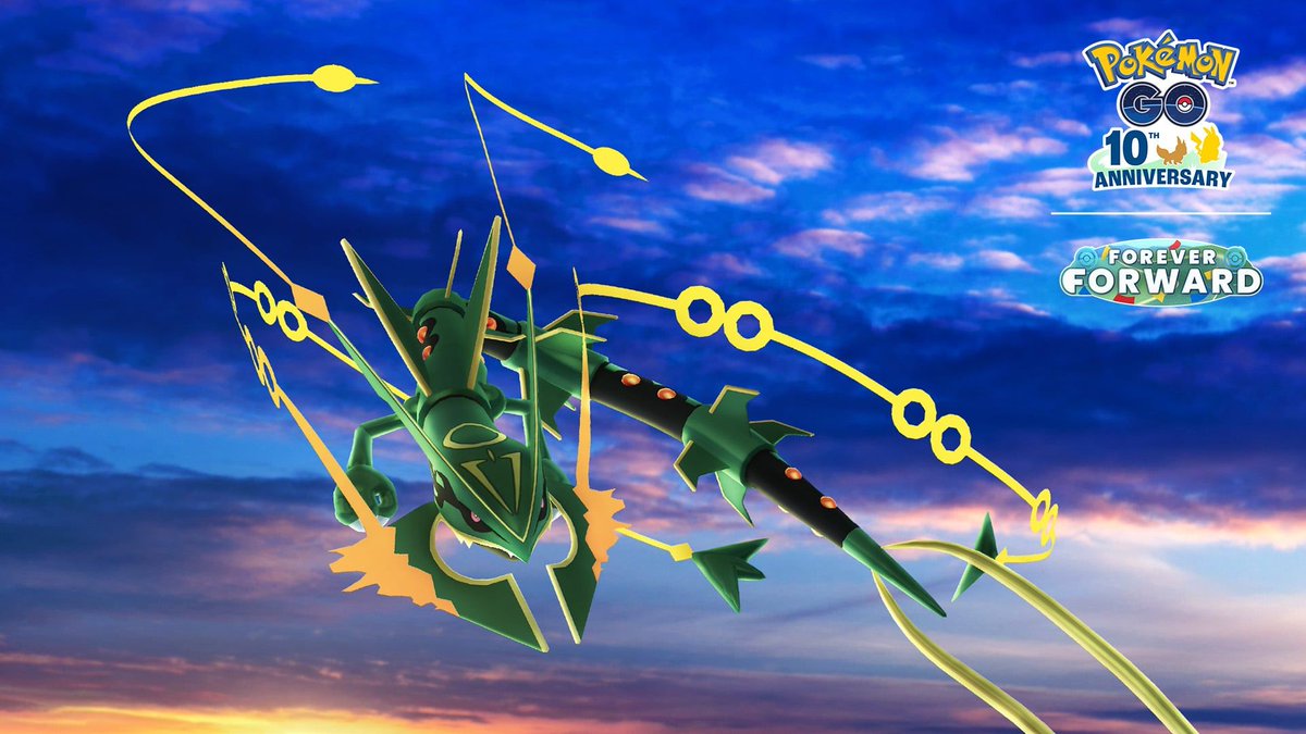 PokemonGOHubNet's tweet photo. This weekend don't forget to complete your Ozone Ascent: Mega Rayquaza timed research in Pokémon GO! There is both a free timed research, and a paid ticket option. We'll update our guide with the full research quest line as soon as it rolls out globally:
https://t.co/jDqk2hUGwG https://t.co/yeVOCVO5qD