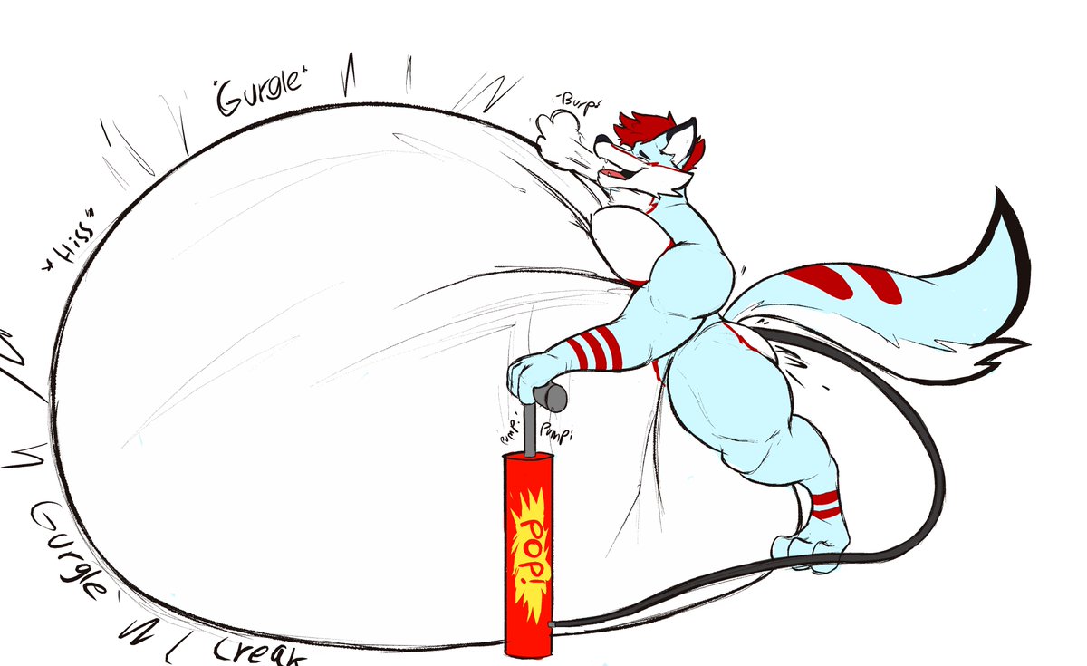 RadixTheFoxAD's tweet photo. O-Oh hey there bud!! I didn't know anyone else was here! Since you're here, would you mind taking over? My arm is getting pretty tired from all this pumping... ignore the creaking!! ~  Ych by: @Errubato https://t.co/zIEAQdXrmZ