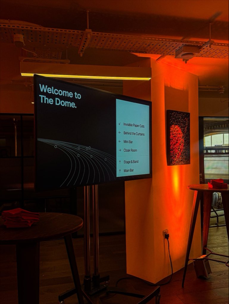dwijaxo's tweet photo. glimpse of an event we hosted at @Saturn__OS for our users, at the dome. https://t.co/Wx1Nr1C1Iw