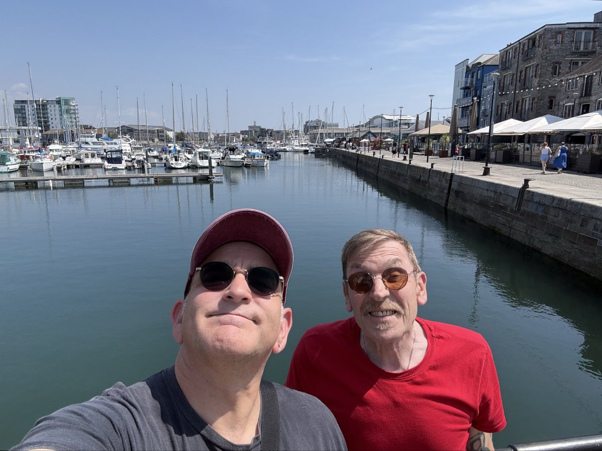 MBMPlymouth's tweet photo. Lunch break with Mr Iles. M x https://t.co/sWOF4k1ppQ