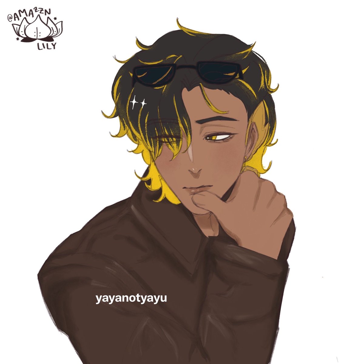yayanotyayu's tweet photo. Sadewa pose inspired by Jeno Lee 🥃

Amazing artwork by my wifey @amazznlily https://t.co/O5TA1Cyx0p