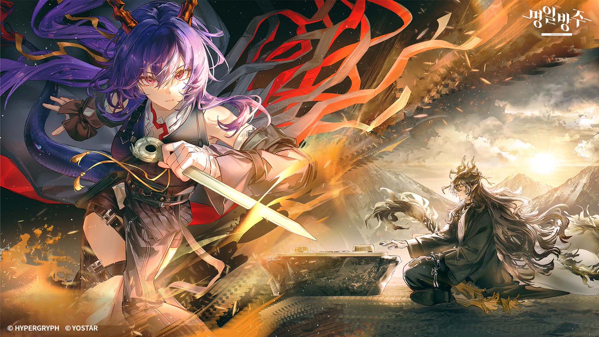 _keiuu's tweet photo. I had the pleasure of drawing Ch'en the Dawnstreak and Wang for Arknights! Thank you for the opportunity🙇 https://t.co/hoYtiVxtfs