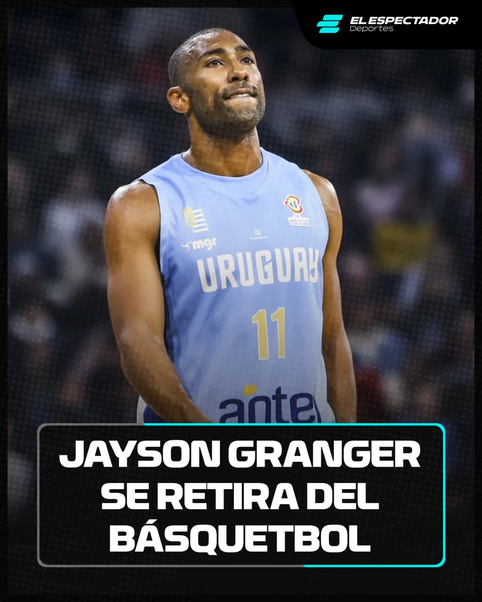 ElEspectadorUy's tweet photo. Jayson Granger publicó un comunicado en sus redes sociales anunciando su retiro de la actividad profesional tras más de 15 años jugando al básquetbol en siete clubes distintos y la selección uruguaya.

"El básquet me dio mucho más que una profesión. Me permitió cumplir el sueño que tenía desde chiquito cuando perseguía a mi papá por todas las canchas de Uruguay con una pelota debajo del brazo".
