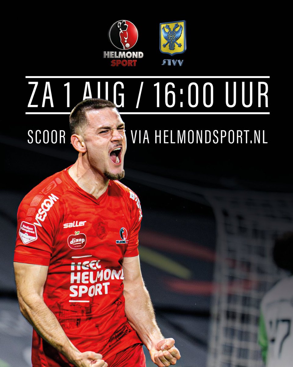 HelmondSport's tweet photo. 𝙑𝙖𝙣 𝙙𝙚 𝙩𝙧𝙞𝙗𝙪𝙣𝙚... 𝙣𝙖𝙖𝙧 𝙝𝙚𝙩 𝙫𝙚𝙡𝙙! 😻

Scoor een kinderticket voor Helmond Sport - Sint-Truidense V.V. en jouw kind maakt automatisch kans op een onvergetelijke ervaring:

❤️ Meelopen met de spelers tijdens de 𝗹𝗶𝗻𝗲-𝘂𝗽
🚩 𝗩𝗹𝗮𝗴𝗴𝗲𝗻𝗱𝗿𝗮𝗴𝗲𝗿 zijn
⚽ Meedoen aan de 𝗿𝘂𝘀𝘁𝗮𝗰𝘁𝗶𝘃𝗶𝘁𝗲𝗶𝘁 op het veld

Een middag die je als jonge supporter niet snel vergeet!

🎟️ Scoor nu je tickets via https://t.co/3LvQ7sh6b4.