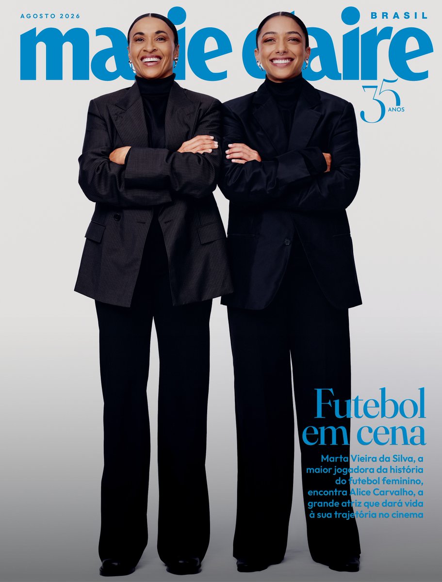 belaisalmeida's tweet photo. "Nasceu uma amizade que une futebol e cinema em torno de um legado coletivo"

Marta e Alice para Marie Claire Brasil https://t.co/bwPUfZWNZj