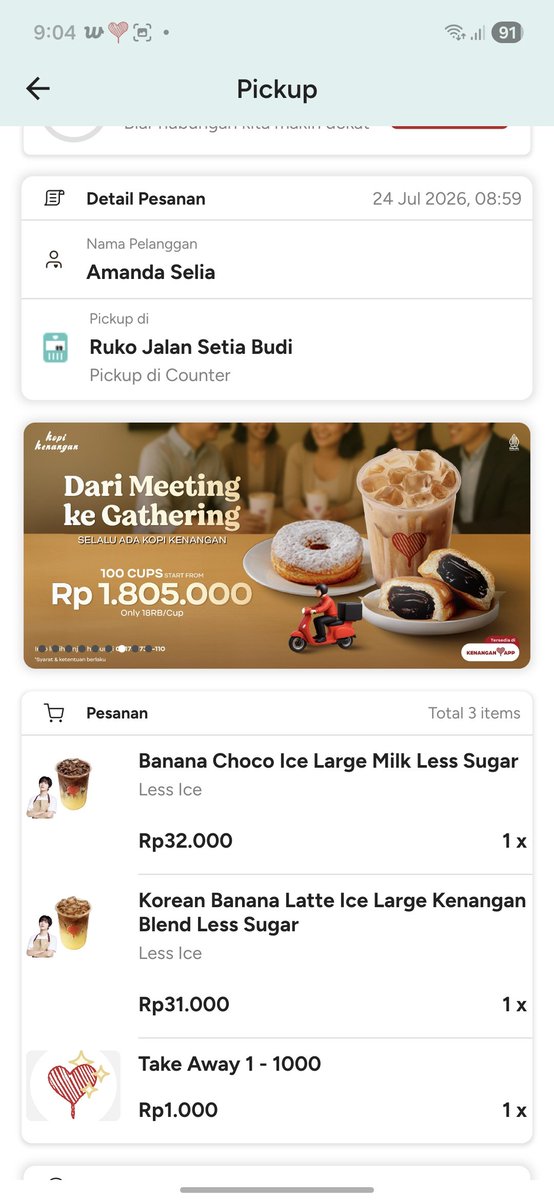 Rasellllllll's tweet photo. Tadi pagi sebelum kerja mampir ke kopken JUJUR ambil ini dijam 8.45 tapiii udh ada 50+ pesenan masuk di outlet itu. Sampe aa nyaa berdua kualahan bgtt tiap menit notif shopee+cengkring" ga berenti" saking masuk trs orderan. Semangatt deh barista kppken https://t.co/8GFWRPF0LV