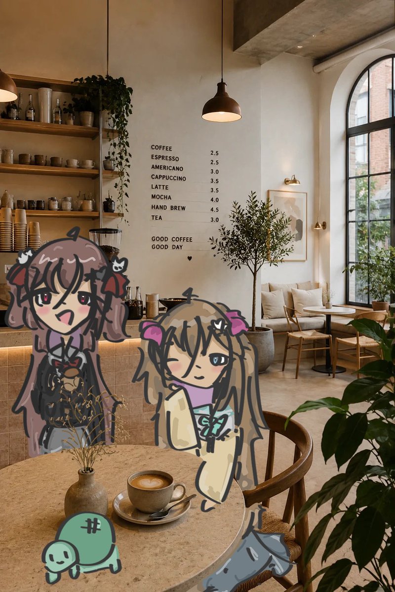 wannn_owo's tweet photo. cafe #heartheartart https://t.co/BxCsYRf5Tl